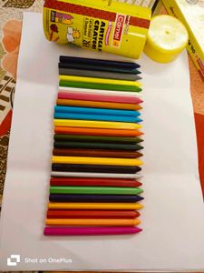 Camel Oil Pastels &amp; Plastic Crayons Combo