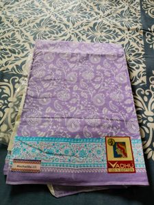 Combo of 2 Beautiful Floral Print Saree✨🤍💜