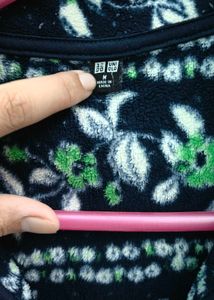 UNIQLO Floral Fleece Jacket