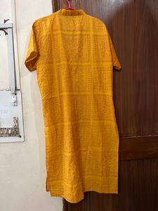 Yellow Coloured kurti