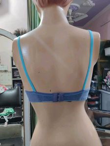 Blue Seamless Everyday Bra