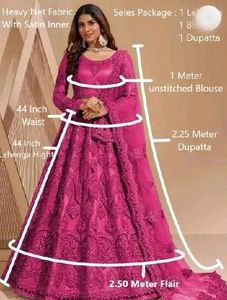 Stunning Pink Embroidered Lehenga Choli
