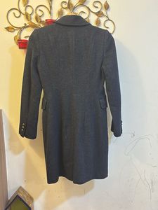 Chic Double-Breasted Wool Blend Coat