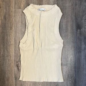 ZARA RIPPED TANK TOP