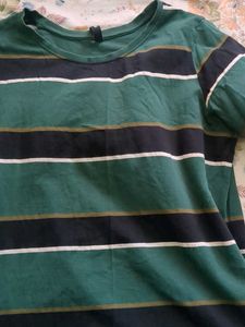 Max striped green tee
