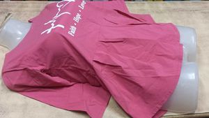 Cute Pink Top with Faith Hope Love Print