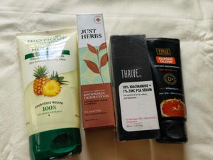 Biotique, Just Herbs, Thrive.co, Tru Skincare Lot