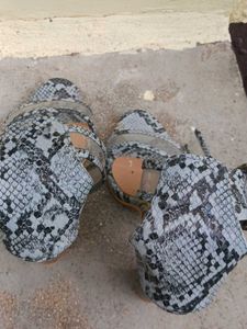 Stylish  Print Block Heels