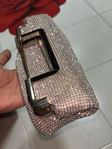 Sparkling Rhinestone Evening Clutch Bag