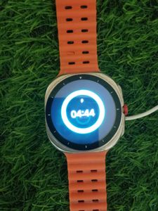 Rugged model orange smart watch