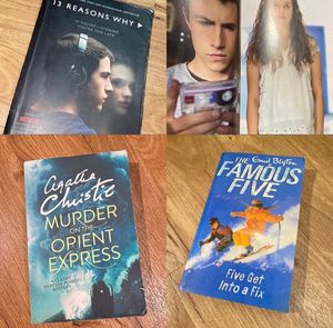 Combo: 13 Reasons Why, Agatha , Famous Five