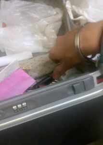 A Makeup Box Filled With Random