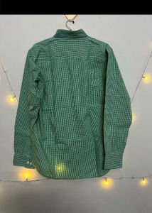 Men's Green Checked Shirt