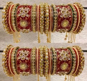 Elegant Bridal Chura - Traditional Indian Bangles