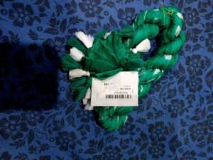Green & White Dupatta
