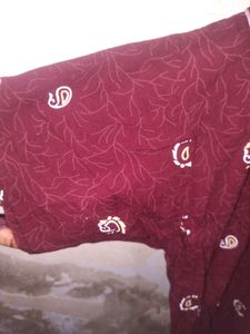 Maroon Designing Gown
