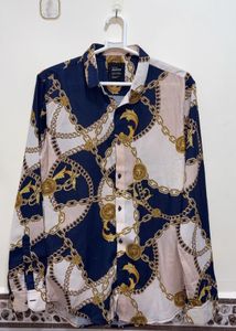 Satin Baroque print Shirt