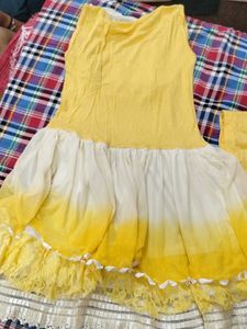 Beautiful Yellow Kurta Set