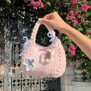 Crocheted Beach Tote Bag