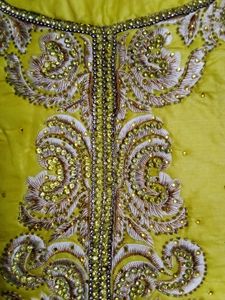 Heavy Embroidery Elegant Suit Material