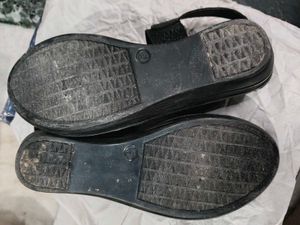 Black Sandals with Adjustable Straps