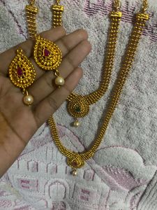Rubans Gold Plated Jewellery Set