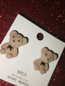 Korean Teddy Earrings