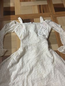 Cute Cottagecore Fairycore  Lace Cold Shoul