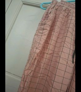 Pink Plaid Lounge Pants