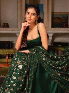 Elegant Green Kurta Set with Dupatta