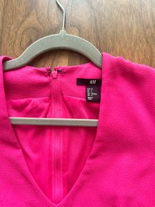 Vibrant Pink Cap Sleeve Dress