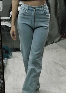 Light Wash Wide Leg Jeans