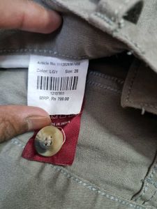 Men's Grey Casual Pants