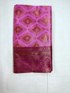 South Silk With Blouse Piece