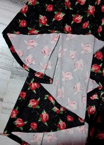 Elegant Floral Print party Dress 34-36-38 tk ko