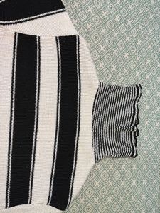 Striped Turtleneck Sweater