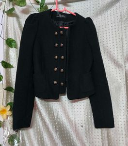 Black Military Style Jacket