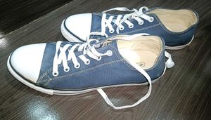 Blue Canvas Lotto Sneakers 👟