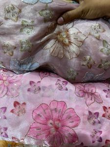 Sheer Floral Halter Top &amp; Scarf