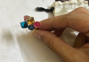 Multi-color Gemstone Ring