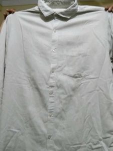 Men's Light White Button-Up Shirt