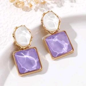 Elegant Geometric Drop Earrings