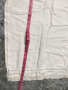 White perfect kurti set