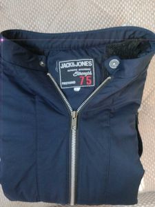 Jack &amp; Jones Navy Bomber Jacket