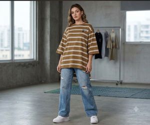 drop shoulder oversized high low t shirt