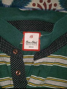 Men's Striped Polo Shirt