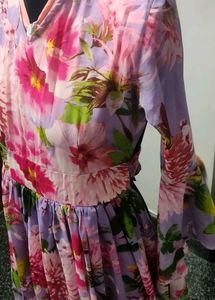 Floral Print Maxi Dress