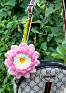 Crochet Lotus Earbuds pouch