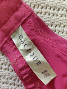 casique Pink &amp; Black Lace Bra