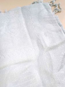 Light Gray With Shimmer Stole
